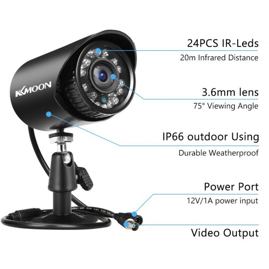8pcs Full High Definition 1080P 2MP Security Analog Cameras Outdoor Weatherproof CCTV Surveillance Camera With Infrared Night Vision Motion Detection NTSC System 8pcs Full High Definition 1080P 2MP Security Analog Cameras Outdoor Weatherproof CCTV Surveillance Camera With Infrared Night Vision Motion Detection NTSC System
