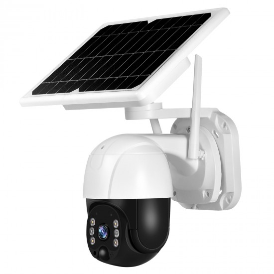 Wireless Solar Panel Security Camera, 3MP Outdoor Surveillance Rechargeable Battery Camera, Night Vision, PIR Motion Detection, IP66 Waterproof, 2-Way Audio Wireless Solar Panel Security Camera, 3MP Outdoor Surveillance Rechargeable Battery Camera, Night Vision, PIR Motion Detection, IP66 Waterproof, 2-Way Audio