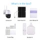 Wireless Solar Panel Security Camera, 3MP Outdoor Surveillance Rechargeable Battery Camera, Night Vision, PIR Motion Detection, IP66 Waterproof, 2-Way Audio Wireless Solar Panel Security Camera, 3MP Outdoor Surveillance Rechargeable Battery Camera, Night Vision, PIR Motion Detection, IP66 Waterproof, 2-Way Audio