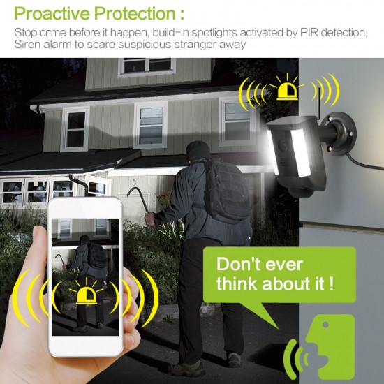 Outdoor Spotlight Security Camera, 2MP WiFi IP Cameras with Spot Light,Night Vision IP55 Waterproof, PIR Motion Detection,Two-Way Audio Outdoor Spotlight Security Camera, 2MP WiFi IP Cameras with Spot Light,Night Vision IP55 Waterproof, PIR Motion Detection,Two-Way Audio