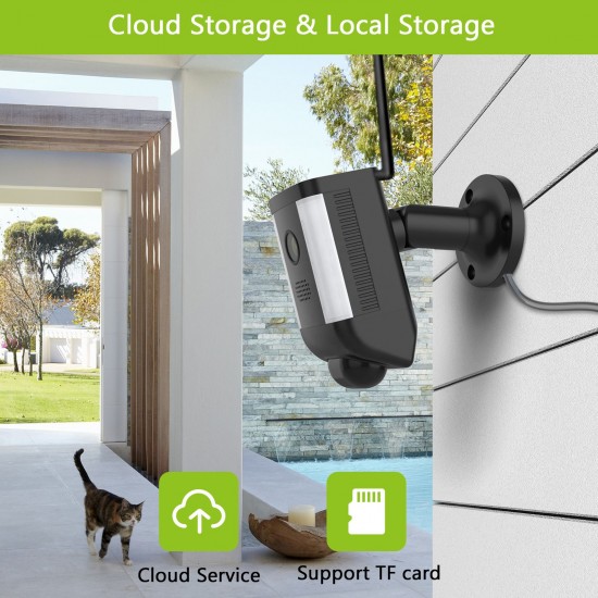 Outdoor Spotlight Security Camera, 2MP WiFi IP Cameras with Spot Light,Night Vision IP55 Waterproof, PIR Motion Detection,Two-Way Audio Outdoor Spotlight Security Camera, 2MP WiFi IP Cameras with Spot Light,Night Vision IP55 Waterproof, PIR Motion Detection,Two-Way Audio
