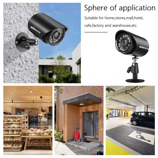 8pcs Full High Definition 1080P 2MP Security Analog Cameras Outdoor Weatherproof CCTV Surveillance Camera With Infrared Night Vision Motion Detection NTSC System 8pcs Full High Definition 1080P 2MP Security Analog Cameras Outdoor Weatherproof CCTV Surveillance Camera With Infrared Night Vision Motion Detection NTSC System
