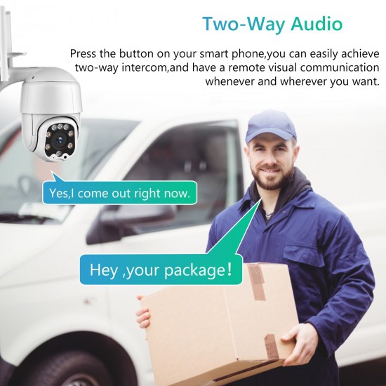 Outdoor Wireless WiFi Security Camera, 1080P Pan Tilt Zoom Surveillance CCTV Weatherproof PTZ Camera with 2-Way Audio, Motion Detection, Night Vision, YI IOT APP Remote Access, IP66 Waterproof Outdoor Wireless WiFi Security Camera, 1080P Pan Tilt Zoom Surveillance CCTV Weatherproof PTZ Camera with 2-Way Audio, Motion Detection, Night Vision, YI IOT APP Remote Access, IP66 Waterproof