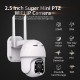 Outdoor Security Camera 3MP PTZ Camera, WiFi Surveillance Cameras for Home Security Camera Support 360° View, Full Color Night Vision, 2-Way Audio, Motion Detection, IP66 Waterproof, Include 32G TF Card Outdoor Security Camera 3MP PTZ Camera, WiFi Surveillance Cameras for Home Security Camera Support 360° View, Full Color Night Vision, 2-Way Audio, Motion Detection, IP66 Waterproof, Include 32G TF Card