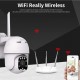 Outdoor Security Camera 3MP PTZ Camera, WiFi Surveillance Cameras for Home Security Camera Support 360° View, Full Color Night Vision, 2-Way Audio, Motion Detection, IP66 Waterproof, Include 32G TF Card Outdoor Security Camera 3MP PTZ Camera, WiFi Surveillance Cameras for Home Security Camera Support 360° View, Full Color Night Vision, 2-Way Audio, Motion Detection, IP66 Waterproof, Include 32G TF Card