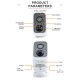 2MP WiFi Battery Security Camera Wireless 1080P Home Surveillance Camera Outdoor Solar Camera with 2-Way Audio Night Vision Motion Detection IP66 Waterproof with 2pcs Batteries 2MP WiFi Battery Security Camera Wireless 1080P Home Surveillance Camera Outdoor Solar Camera with 2-Way Audio Night Vision Motion Detection IP66 Waterproof with 2pcs Batteries