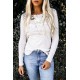 Lace Splicing Hollow Out Blouse Lace Splicing Hollow Out Blouse