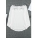 Lace Splicing Hollow Out Blouse Lace Splicing Hollow Out Blouse