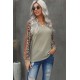 Mocha Leopard Print Waffle Knit Long Sleeve Top Mocha Leopard Print Waffle Knit Long Sleeve Top