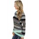 Mint Multi Striped Long Sleeve Top Mint Multi Striped Long Sleeve Top