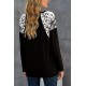 Aztec Animal Print Splicing Long Sleeve Top Aztec Animal Print Splicing Long Sleeve Top