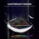 2.4G Wireless Gaming Mouse Rechargeable Mouse with RGB Light Effect 3 Adjustable DPI Hollowed-out Honeycomb Design Black 2.4G Wireless Gaming Mouse Rechargeable Mouse with RGB Light Effect 3 Adjustable DPI Hollowed-out Honeycomb Design Black