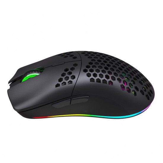 T66 RGB 2.4G Wireless Gaming Mouse RGB Lighting Charging Mouse with Adjustable DPI Ergonomic Design for Desktop Laptop Black T66 RGB 2.4G Wireless Gaming Mouse RGB Lighting Charging Mouse with Adjustable DPI Ergonomic Design for Desktop Laptop Black