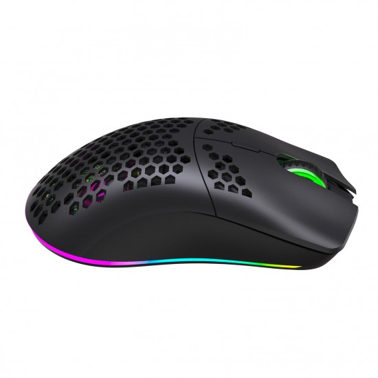 T66 RGB 2.4G Wireless Gaming Mouse RGB Lighting Charging Mouse with Adjustable DPI Ergonomic Design for Desktop Laptop Black T66 RGB 2.4G Wireless Gaming Mouse RGB Lighting Charging Mouse with Adjustable DPI Ergonomic Design for Desktop Laptop Black