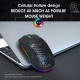 T66 RGB 2.4G Wireless Gaming Mouse RGB Lighting Charging Mouse with Adjustable DPI Ergonomic Design for Desktop Laptop Black T66 RGB 2.4G Wireless Gaming Mouse RGB Lighting Charging Mouse with Adjustable DPI Ergonomic Design for Desktop Laptop Black