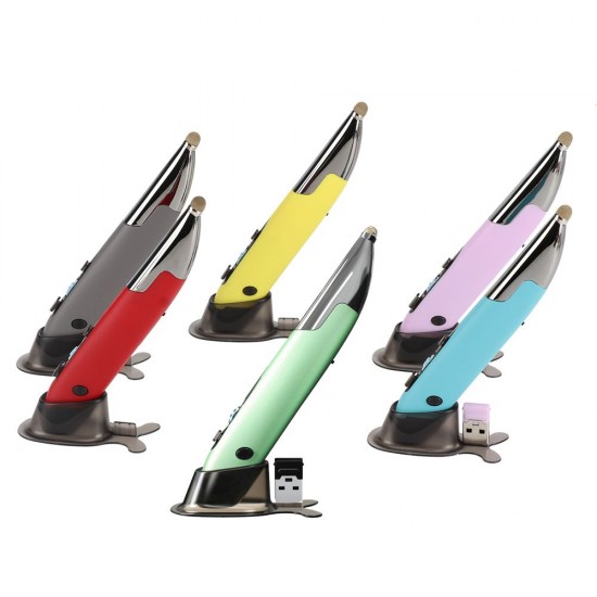 Three Mode 2.4G+BT3.0+5.0 Wireless Optical Pen Mouse 800/1200/1600DPI Rechargeable Pocket Pen Mouse for PC Laptop Computer Blue Three Mode 2.4G+BT3.0+5.0 Wireless Optical Pen Mouse 800/1200/1600DPI Rechargeable Pocket Pen Mouse for PC Laptop Computer Blue