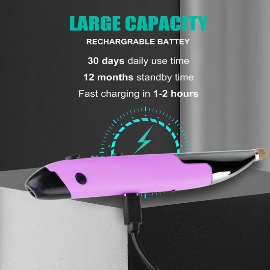 Three Mode 2.4G+BT3.0+5.0 Wireless Optical Pen Mouse 800/1200/1600DPI Rechargeable Pocket Pen Mouse for PC Laptop Computer Blue Three Mode 2.4G+BT3.0+5.0 Wireless Optical Pen Mouse 800/1200/1600DPI Rechargeable Pocket Pen Mouse for PC Laptop Computer Blue