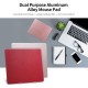 Small Aluminum Mouse Pad PU+PVC Dual Purpose Mouse Pad Gaming Office Mouse Pad 198*160mm Red Small Aluminum Mouse Pad PU+PVC Dual Purpose Mouse Pad Gaming Office Mouse Pad 198*160mm Red