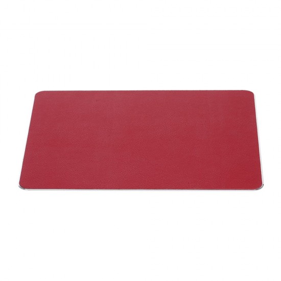 Small Aluminum Mouse Pad PU+PVC Dual Purpose Mouse Pad Gaming Office Mouse Pad 198*160mm Red Small Aluminum Mouse Pad PU+PVC Dual Purpose Mouse Pad Gaming Office Mouse Pad 198*160mm Red