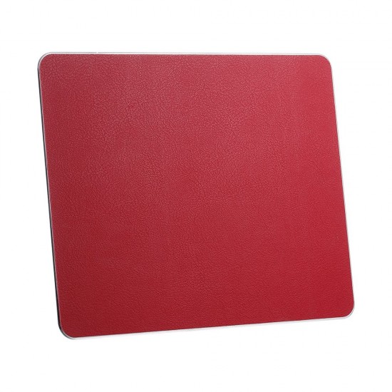 Small Aluminum Mouse Pad PU+PVC Dual Purpose Mouse Pad Gaming Office Mouse Pad 198*160mm Red Small Aluminum Mouse Pad PU+PVC Dual Purpose Mouse Pad Gaming Office Mouse Pad 198*160mm Red