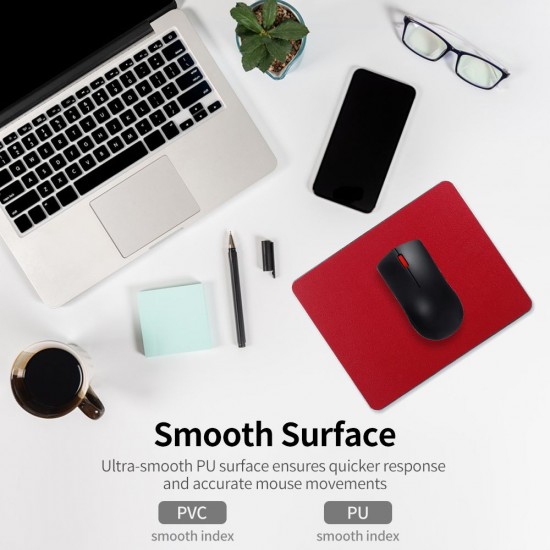 Small Aluminum Mouse Pad PU+PVC Dual Purpose Mouse Pad Gaming Office Mouse Pad 198*160mm Red Small Aluminum Mouse Pad PU+PVC Dual Purpose Mouse Pad Gaming Office Mouse Pad 198*160mm Red
