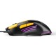 Wired Gaming Mouse Ergonomic Mouse 8 Programmable Buttons 800/1200/1600/2400/3600/4800DPI 6-color Breathing Light, Yellow Wired Gaming Mouse Ergonomic Mouse 8 Programmable Buttons 800/1200/1600/2400/3600/4800DPI 6-color Breathing Light, Yellow