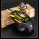 Wired Gaming Mouse Ergonomic Mouse 8 Programmable Buttons 800/1200/1600/2400/3600/4800DPI 6-color Breathing Light, Yellow Wired Gaming Mouse Ergonomic Mouse 8 Programmable Buttons 800/1200/1600/2400/3600/4800DPI 6-color Breathing Light, Yellow