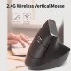 2.4G Wireless Optical Mouse Vertical Mouse 6 Keys Ergonomic Mice with 3-gear Adjustable DPI for PC Laptop Black 2.4G Wireless Optical Mouse Vertical Mouse 6 Keys Ergonomic Mice with 3-gear Adjustable DPI for PC Laptop Black