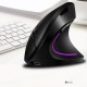 2.4G Wireless Vertical Mouse Rechargeable Upright Ergonomic Mouse 3 Adjustable DPI Levels RGB Flowing Light Plug N Play, Black 2.4G Wireless Vertical Mouse Rechargeable Upright Ergonomic Mouse 3 Adjustable DPI Levels RGB Flowing Light Plug N Play, Black