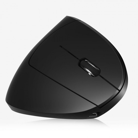 2.4G Wireless Vertical Mouse Rechargeable Upright Ergonomic Mouse 3 Adjustable DPI Levels RGB Flowing Light Plug N Play, Black 2.4G Wireless Vertical Mouse Rechargeable Upright Ergonomic Mouse 3 Adjustable DPI Levels RGB Flowing Light Plug N Play, Black