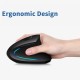 2.4G Wireless Vertical Mouse Rechargeable Upright Ergonomic Mouse 3 Adjustable DPI Levels RGB Flowing Light Plug N Play, Black 2.4G Wireless Vertical Mouse Rechargeable Upright Ergonomic Mouse 3 Adjustable DPI Levels RGB Flowing Light Plug N Play, Black