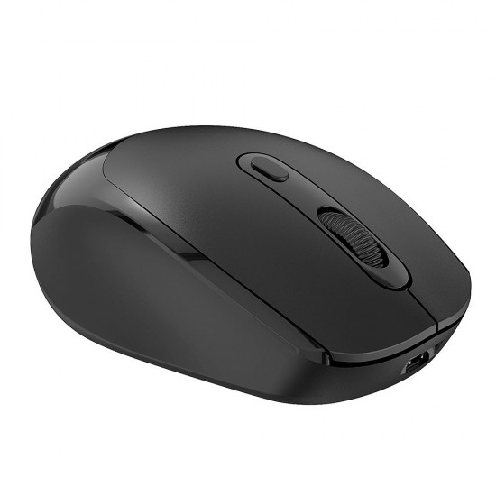 M107 2.4G Wireless Mouse Ergonomic Office Mouse with 3-gear Adjustable DPI Built-in 500mAh Rechargeable Lithium Battery Black M107 2.4G Wireless Mouse Ergonomic Office Mouse with 3-gear Adjustable DPI Built-in 500mAh Rechargeable Lithium Battery Black