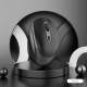 M107 2.4G Wireless Mouse Ergonomic Office Mouse with 3-gear Adjustable DPI Built-in 500mAh Rechargeable Lithium Battery Black M107 2.4G Wireless Mouse Ergonomic Office Mouse with 3-gear Adjustable DPI Built-in 500mAh Rechargeable Lithium Battery Black