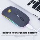 E-1300 2.4G+BT5.1 Wireless Dual-mode Mouse Ergonomic Office Mice 3 Adjustable DPI Built-in Rechargeable Lithium Battery Black E-1300 2.4G+BT5.1 Wireless Dual-mode Mouse Ergonomic Office Mice 3 Adjustable DPI Built-in Rechargeable Lithium Battery Black