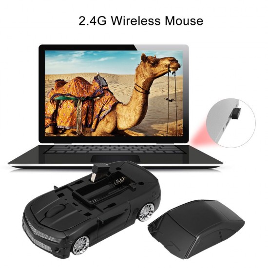 2.4G Wireless Car Mouse USB Computer Mice Car Shape 1000 DPI with LED Light Receiver for PC Laptop Blue 2.4G Wireless Car Mouse USB Computer Mice Car Shape 1000 DPI with LED Light Receiver for PC Laptop Blue
