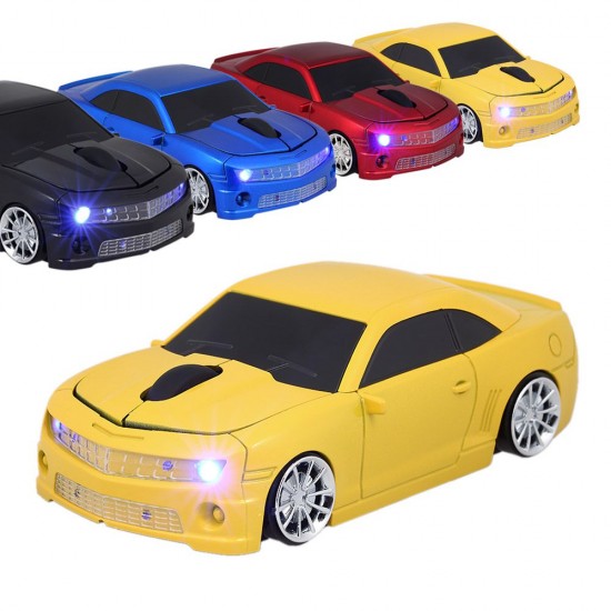 2.4G Wireless Car Mouse USB Computer Mice Car Shape 1000 DPI with LED Light Receiver for PC Laptop Blue 2.4G Wireless Car Mouse USB Computer Mice Car Shape 1000 DPI with LED Light Receiver for PC Laptop Blue
