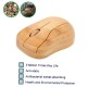 2.4G Wireless Optical Bamboo Mouse 3 Adjustable DPI Computer Mouse with USB Receiver for Notebook PC Laptop Computer Yellow 2.4G Wireless Optical Bamboo Mouse 3 Adjustable DPI Computer Mouse with USB Receiver for Notebook PC Laptop Computer Yellow