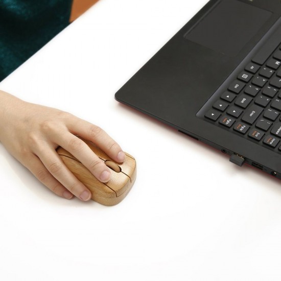 2.4G Wireless Optical Bamboo Mouse 3 Adjustable DPI Computer Mouse with USB Receiver for Notebook PC Laptop Computer Yellow 2.4G Wireless Optical Bamboo Mouse 3 Adjustable DPI Computer Mouse with USB Receiver for Notebook PC Laptop Computer Yellow