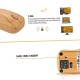2.4G Wireless Optical Bamboo Mouse 3 Adjustable DPI Computer Mouse with USB Receiver for Notebook PC Laptop Computer Yellow 2.4G Wireless Optical Bamboo Mouse 3 Adjustable DPI Computer Mouse with USB Receiver for Notebook PC Laptop Computer Yellow