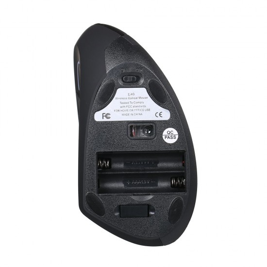2.4G Wireless Vertical Mouse Left Hand USB Ergonomic Optical Mouse Left-handed High Precision Adjustable 800/ 1200/ 1600 DPI 5 Buttons Replacement for Mac Laptop PC 2.4G Wireless Vertical Mouse Left Hand USB Ergonomic Optical Mouse Left-handed High Precision Adjustable 800/ 1200/ 1600 DPI 5 Buttons Replacement for Mac Laptop PC