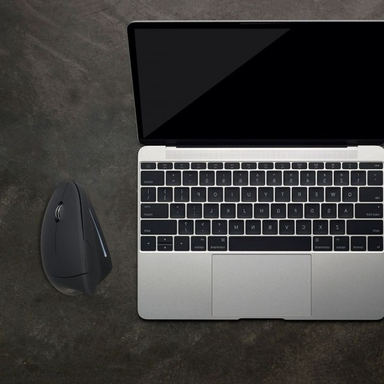 2.4G Wireless Vertical Mouse Left Hand USB Ergonomic Optical Mouse Left-handed High Precision Adjustable 800/ 1200/ 1600 DPI 5 Buttons Replacement for Mac Laptop PC 2.4G Wireless Vertical Mouse Left Hand USB Ergonomic Optical Mouse Left-handed High Precision Adjustable 800/ 1200/ 1600 DPI 5 Buttons Replacement for Mac Laptop PC