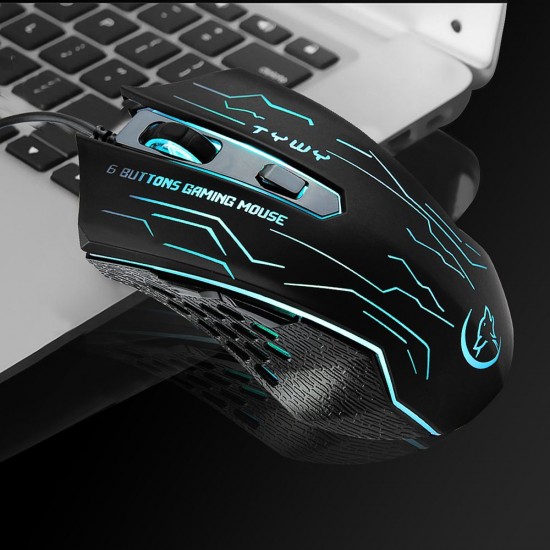 G820 Wired Gaming Mouse 7 Color Backlight 6 Button LED 3200 Optical DPI Computer Mouse Gamer Mouse G820 Wired Gaming Mouse 7 Color Backlight 6 Button LED 3200 Optical DPI Computer Mouse Gamer Mouse