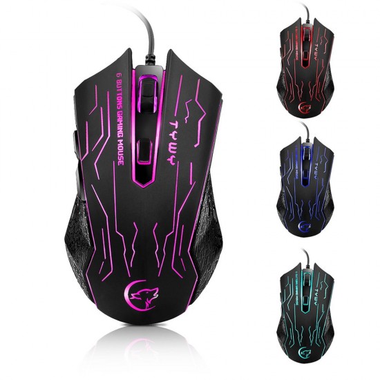 G820 Wired Gaming Mouse 7 Color Backlight 6 Button LED 3200 Optical DPI Computer Mouse Gamer Mouse G820 Wired Gaming Mouse 7 Color Backlight 6 Button LED 3200 Optical DPI Computer Mouse Gamer Mouse
