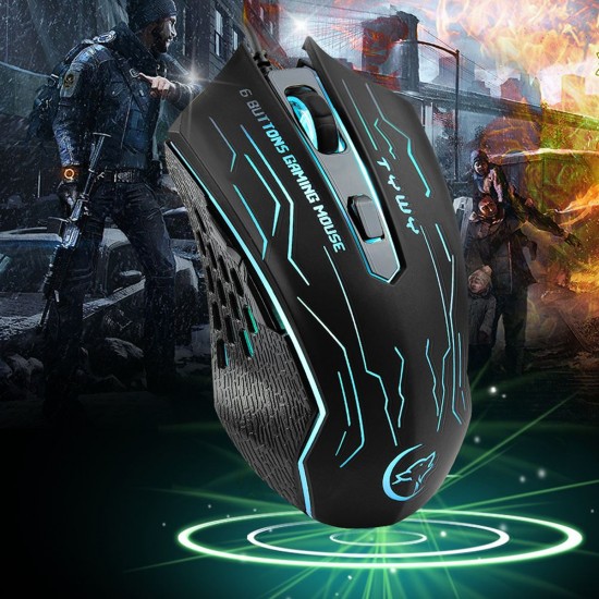 G820 Wired Gaming Mouse 7 Color Backlight 6 Button LED 3200 Optical DPI Computer Mouse Gamer Mouse G820 Wired Gaming Mouse 7 Color Backlight 6 Button LED 3200 Optical DPI Computer Mouse Gamer Mouse