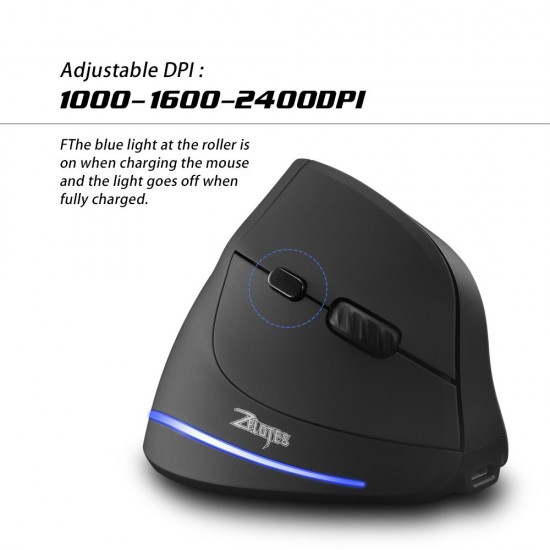 F-35 Mouse Wireless Vertical Mouse Ergonomic Rechargeable 2400 DPI Optional Portable Gaming Mouse for Mac Laptop PC Computer F-35 Mouse Wireless Vertical Mouse Ergonomic Rechargeable 2400 DPI Optional Portable Gaming Mouse for Mac Laptop PC Computer