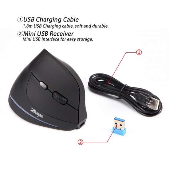 F-35 Mouse Wireless Vertical Mouse Ergonomic Rechargeable 2400 DPI Optional Portable Gaming Mouse for Mac Laptop PC Computer F-35 Mouse Wireless Vertical Mouse Ergonomic Rechargeable 2400 DPI Optional Portable Gaming Mouse for Mac Laptop PC Computer