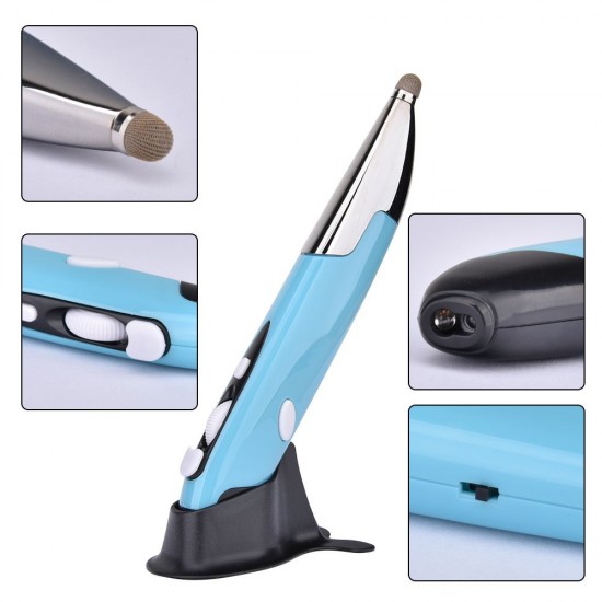 PR-06 2.4Ghz Wireless Optical Touch-pen Mouse 800/1200/1600DPI Wireless Mouse Pen with Stylus Function Handwriting Ergonomic Mice for PC Laptop Computer PR-06 2.4Ghz Wireless Optical Touch-pen Mouse 800/1200/1600DPI Wireless Mouse Pen with Stylus Function Handwriting Ergonomic Mice for PC Laptop Computer