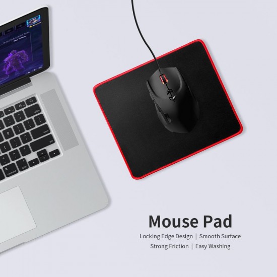 Mouse Pad Locking Edge Gaming Mouse Pad Anti-skid Wear-resistant Rubber Mouse Pad for Home Game Office Mouse Pad Locking Edge Gaming Mouse Pad Anti-skid Wear-resistant Rubber Mouse Pad for Home Game Office