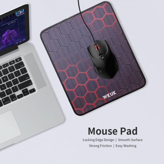 Gaming Mouse Pad Rubber Mouse Pad Anti-skid Wear-resistant Mouse Pad with Locking Edge Design for Office and Home Gaming Mouse Pad Rubber Mouse Pad Anti-skid Wear-resistant Mouse Pad with Locking Edge Design for Office and Home