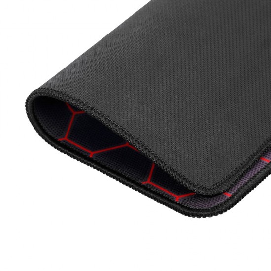 Gaming Mouse Pad Rubber Mouse Pad Anti-skid Wear-resistant Mouse Pad with Locking Edge Design for Office and Home Gaming Mouse Pad Rubber Mouse Pad Anti-skid Wear-resistant Mouse Pad with Locking Edge Design for Office and Home
